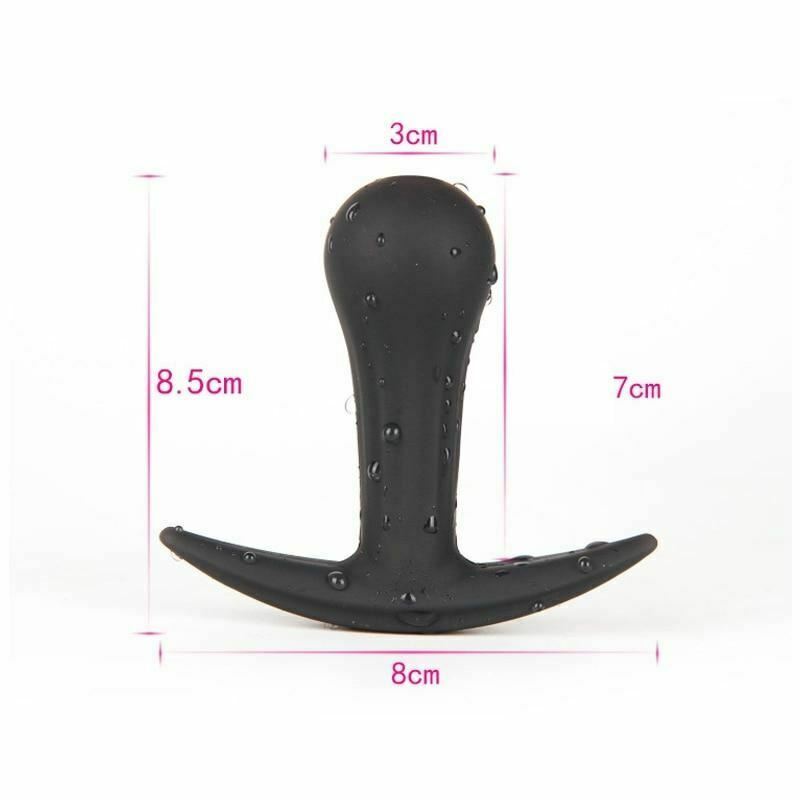 Inflatable Big Plug With Steel Beads Expandable Anal Dilator Non Vibrating Butt Plugs