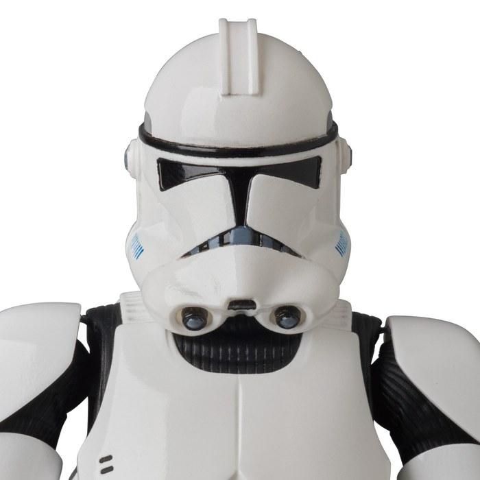 MAFEX CLONE TROOPER 'Star Wars: Episode II' Non-Scale ABS & ATBC-PVC Painted Action Figure One Size