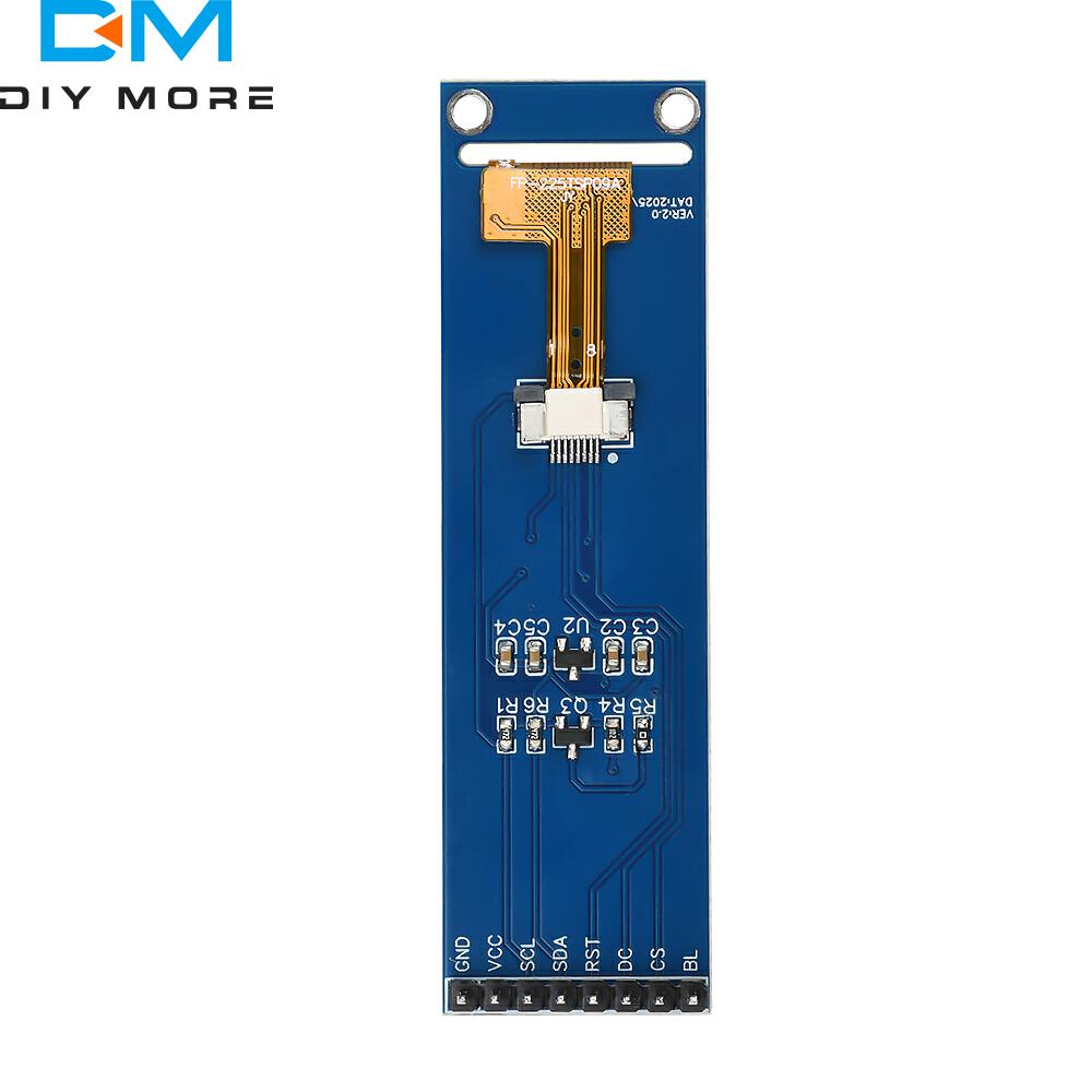 2.25-inch TFT LCD Screen Module St7789 Small Screen 76 * 284 Module Lcd Full View Spi Color Screen