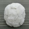 Women's Fashionable Winter Thick Rex Rabbit Fur Hat with Rose Fur Flowers Real Knit Appropriate for Parties