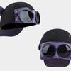 Modern Cats Ears Sun Caps with Sunglasses Breathable Sun Protective Headwear Snapbacks Hat For Outdoor Adventures