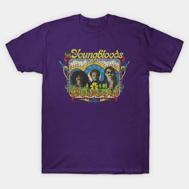 The Youngbloods 1965 JESSE COLIN YOUNG SONG Purple All Size T-Shirt Unisex T-Shirt S