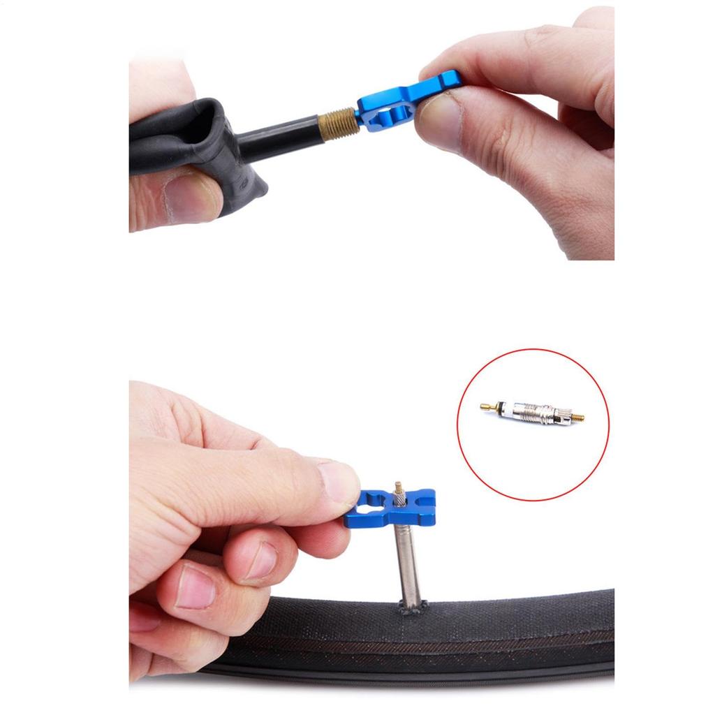 Narzędzie do usuwania zaworu opony, Narzędzie do wykręcania rdzenia zaworu - Wielofunkcyjny klucz do rdzenia zaworu Rower