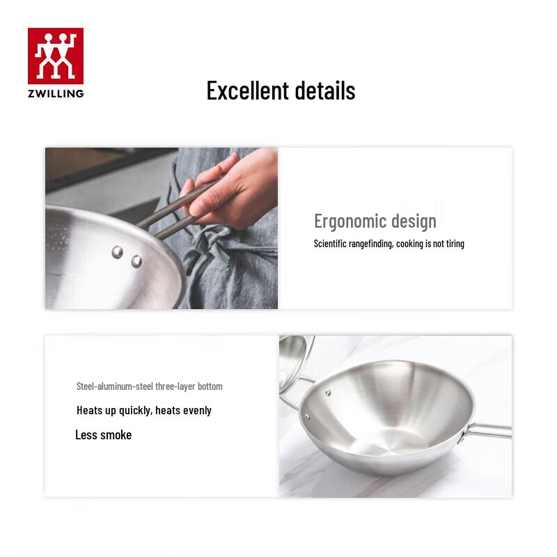 Zwilling Stainless Steel Wok