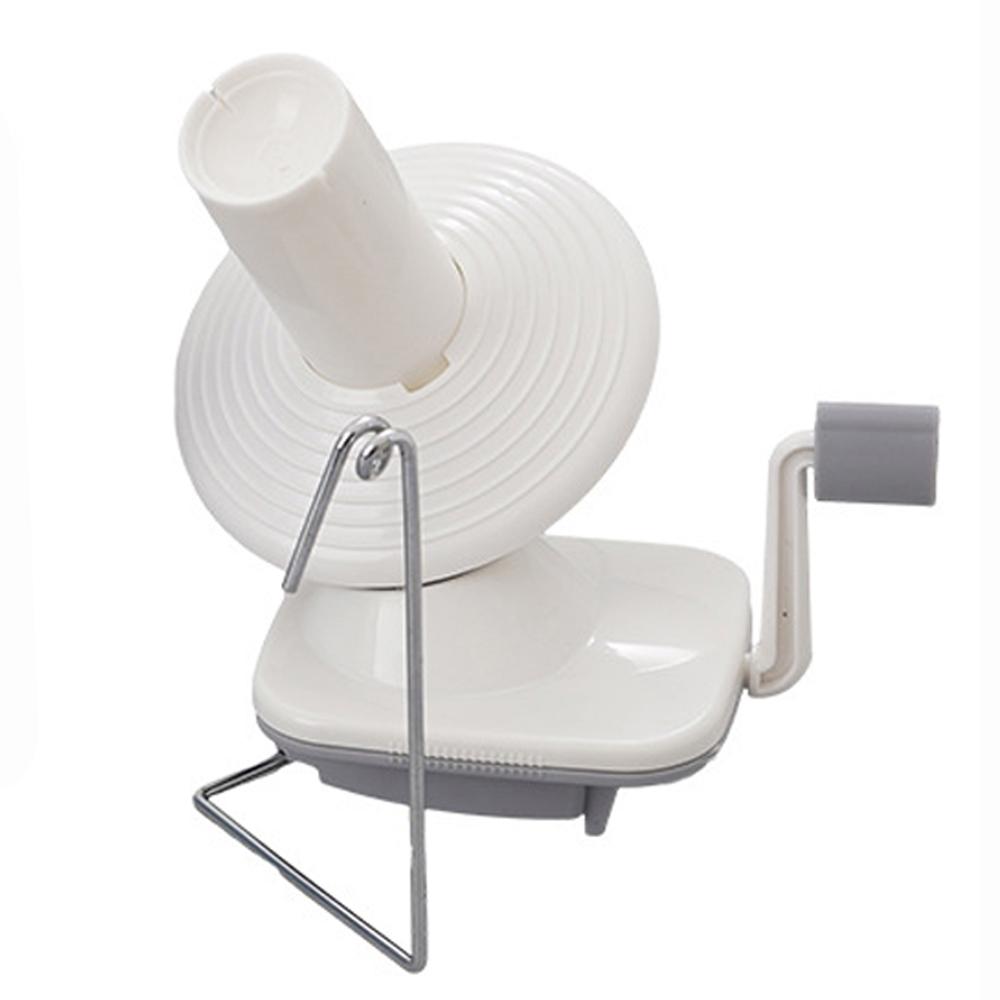 

Намотчик пряжи с настольным зажимом Ручной намотчик пряжи для вязания крючком Простая установка белый