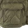 TAION Quilting Down Jacket XS Khaki Pullover Men's Used