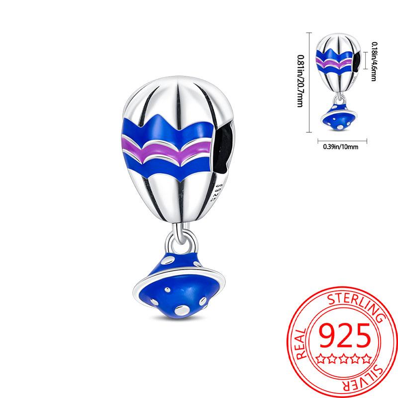 Miedziany Wieża Eiffla Samolot Podróżny Zawieszka Koraliki Pasują do Bransoletki Charm Oryginalnej Dla Kobiet Tworzenie Biżuterii