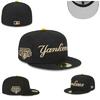 Baseball Cap New Letter Embroidery Fully Enclosed Cap New York Yankees Cap Non-Adjustable Size Hat