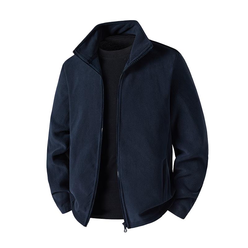 Dibinze Men's Plus Size 3-in-1 Outdoor Softshell Jacket