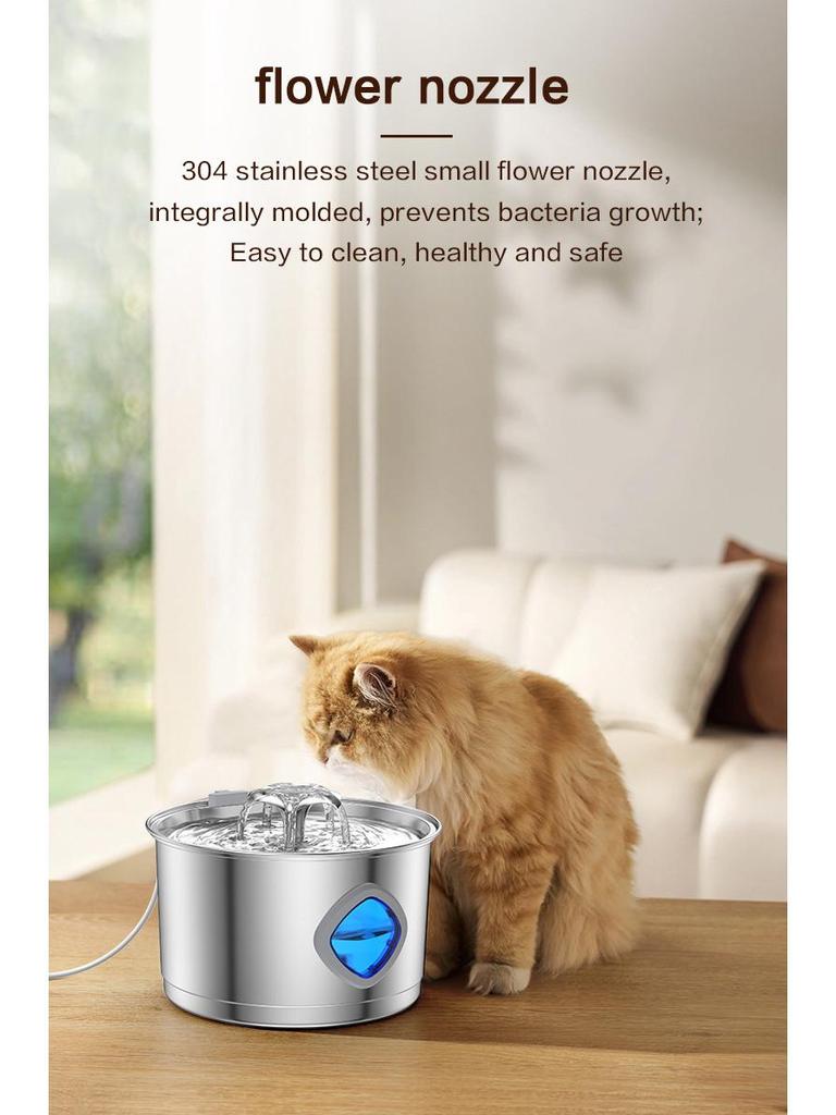 Pet Smart Automatic Water Fountain: 360° Circulating Cat Drinking Feeder