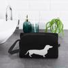 Niedliche Dackel Reise-Kosmetiktasche für Damen Große Make-up-Tasche Wasserdichter Toilettenartikel-Zubehör-Organizer für Damen Mädchen