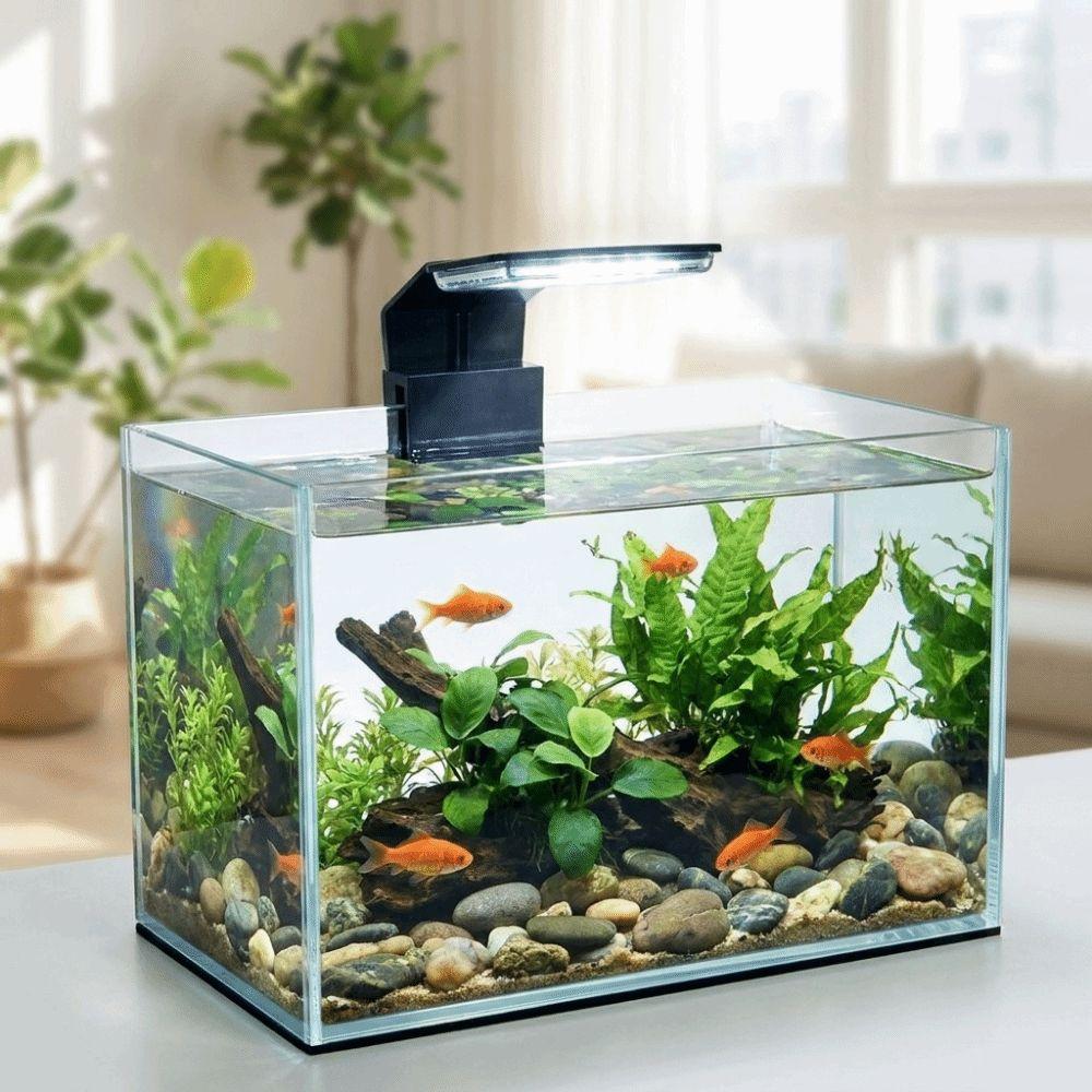 Multi-Color Fish Tank Clip Lamp Waterproof Plant Grow Light Fish Tank Landscaping