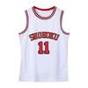 Slam Dunk Classic Jersey Set: Hanamichi Sakuragi #10 & Kaede Rukawa #11 - Customizable Basketball Uniform