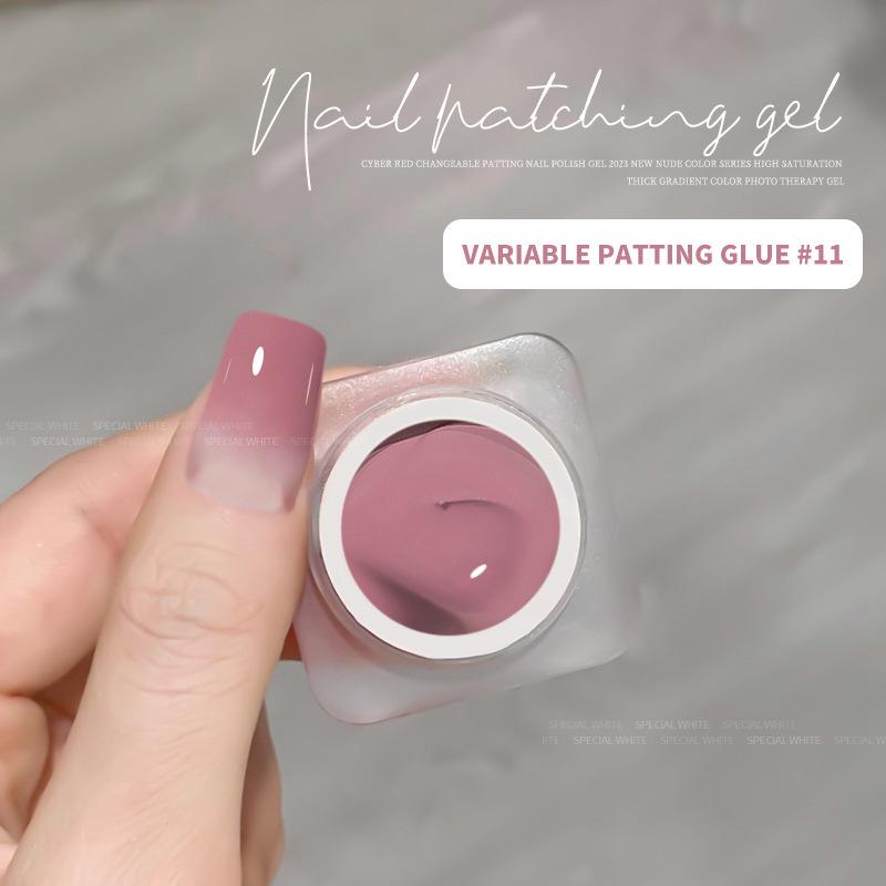 20-Color Summer Gradient Blush Gel: Versatile No-Wash Semi-Solid Nail Art
