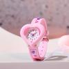 Cute Candy Color Love Arabic dial Love printed silicone quartz watch