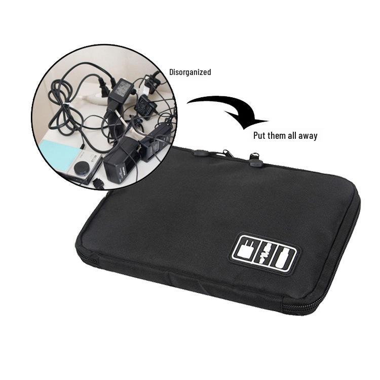 Digital Electronics Organizer: Cable, Charger, Power Bank Travel Bag