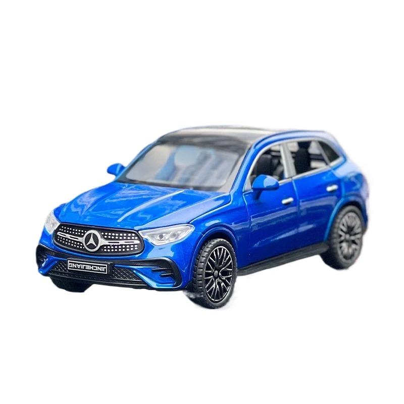 

1/32 Benz GLC400 SUV GLC Alloy Car Model Diecasts Toy Vehicle Sound and Light Car Toys Collectibles For Boy Kids Birthday Gifts синий