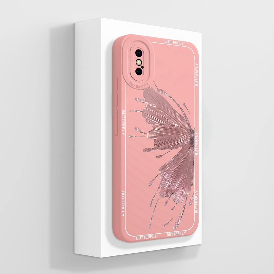 Pro Apple iPhone X XR XS SE 6 7 8 11 12 Pro Max Plus Mini Pouzdro na telefon Luxusní Vzor Květů Měkký Tekutý Silikon Protiskluzový Ochranný Pro iPhone Kryt