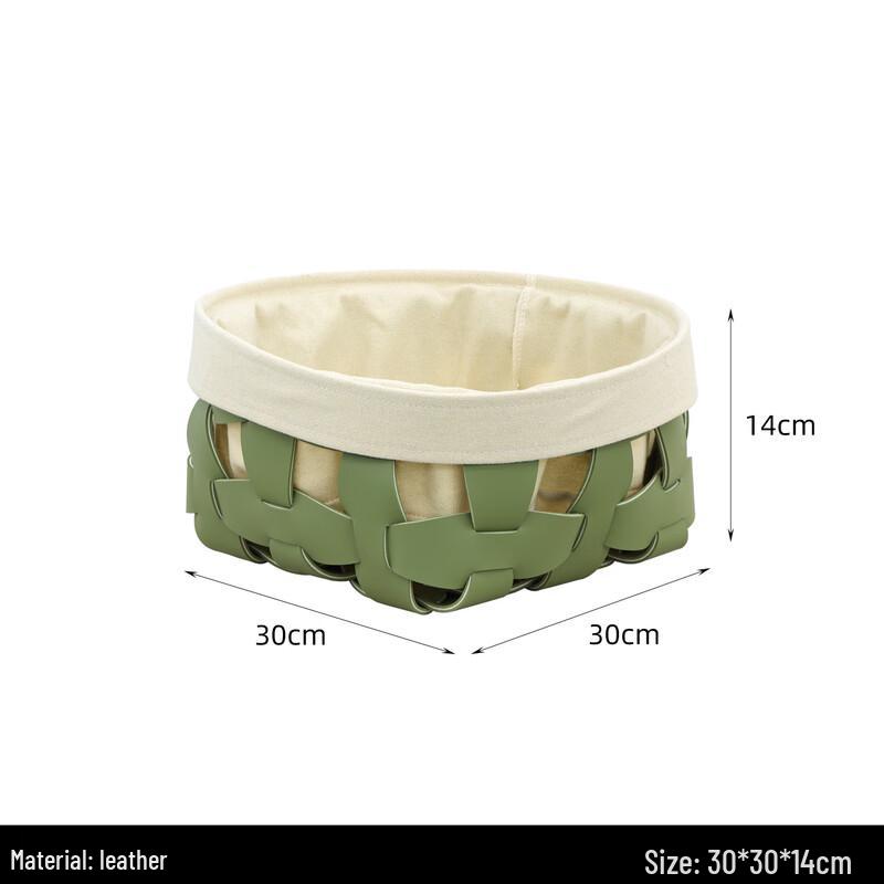 Handun Modern Leather Laundry Hamper