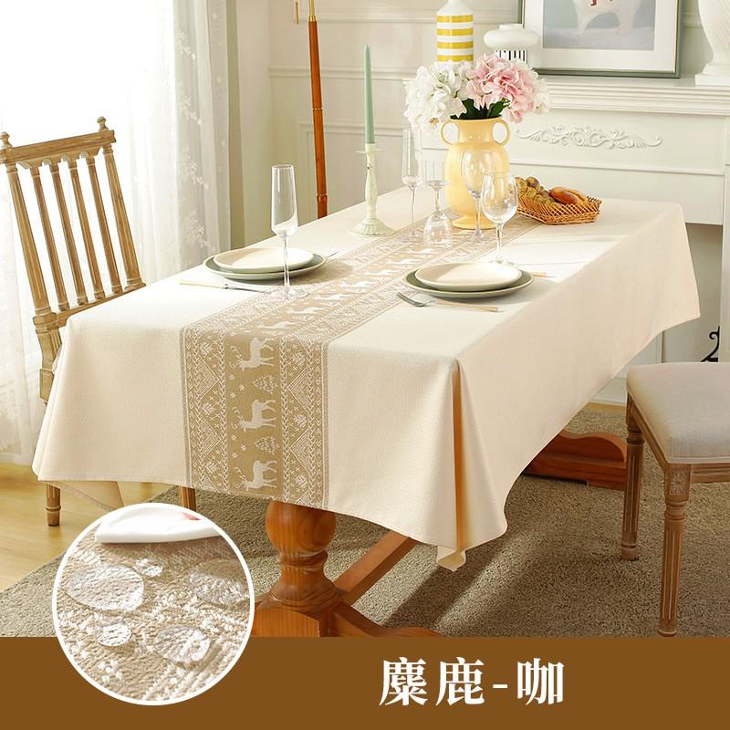 Nordic Thick Tablecloth Waterproof Oilproof Heat Resistant Square Table Cloth Home Decor