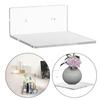 Set of 2 Acrylic Wall Shelves Decorative Storage for Small Spaces  Modern Home Organization Solution