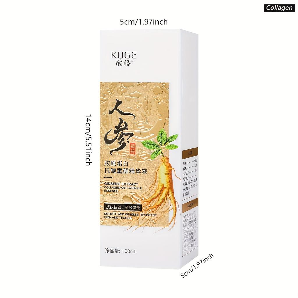 Ginseng Collagen Essence Face Serum Anti-wrinkle Anti-Aging Facial Serum Oil Control Firming Moisturizing Facial Skin Care