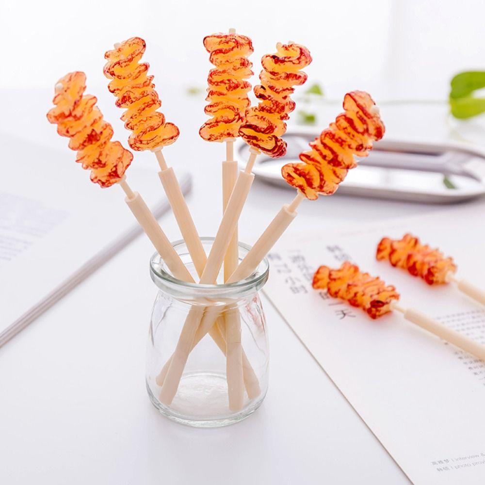 Barbecue Color Fountain Pen Plastic Writing Tools New Neutral Pen