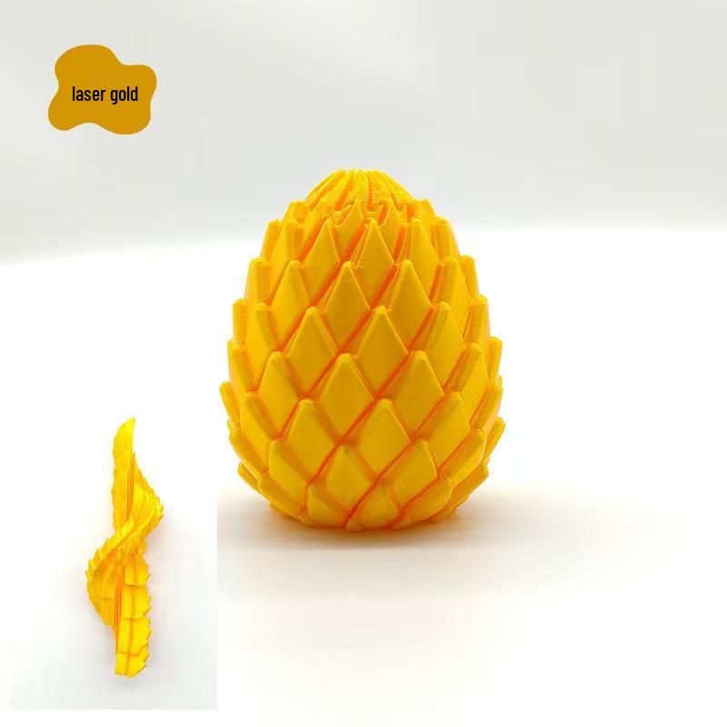 3D Spiral Dragon Egg Stress Relief Slime - Silky Smooth, Creative Twistable Toy 5.6cm (16g)