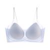Summer Thin Ultra-thin Ice-feeling Milk Skin Fine Flash Shoulder Strap Liquid Jelly Underwear Women's Seamless Breathable Suspenders