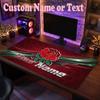England Rugby Customized Name Text Mouse Pad, Large Desk Mouse Mat Personalized Home Office Present
