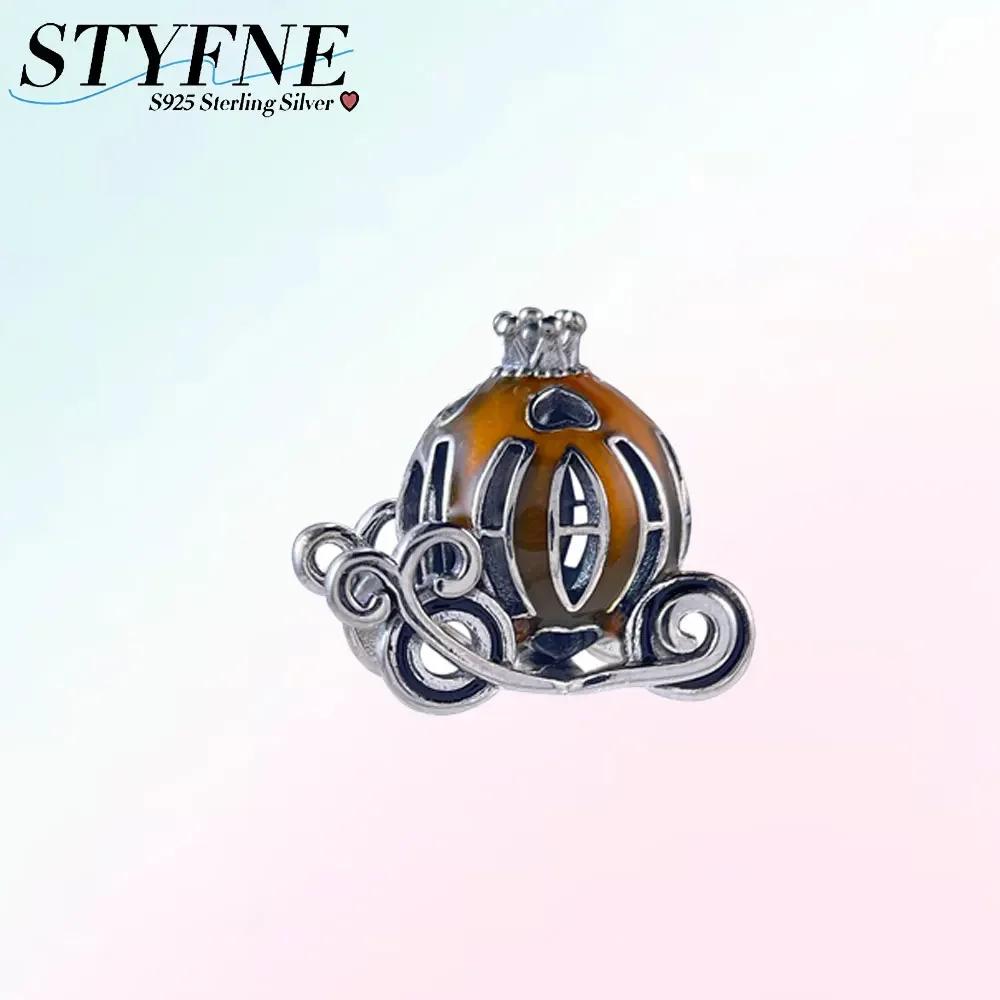 Original Halloween Series Magic Pumpkin Beads Copper Fit Bracelet Diy Jewelry Accessories Making Gift For Women