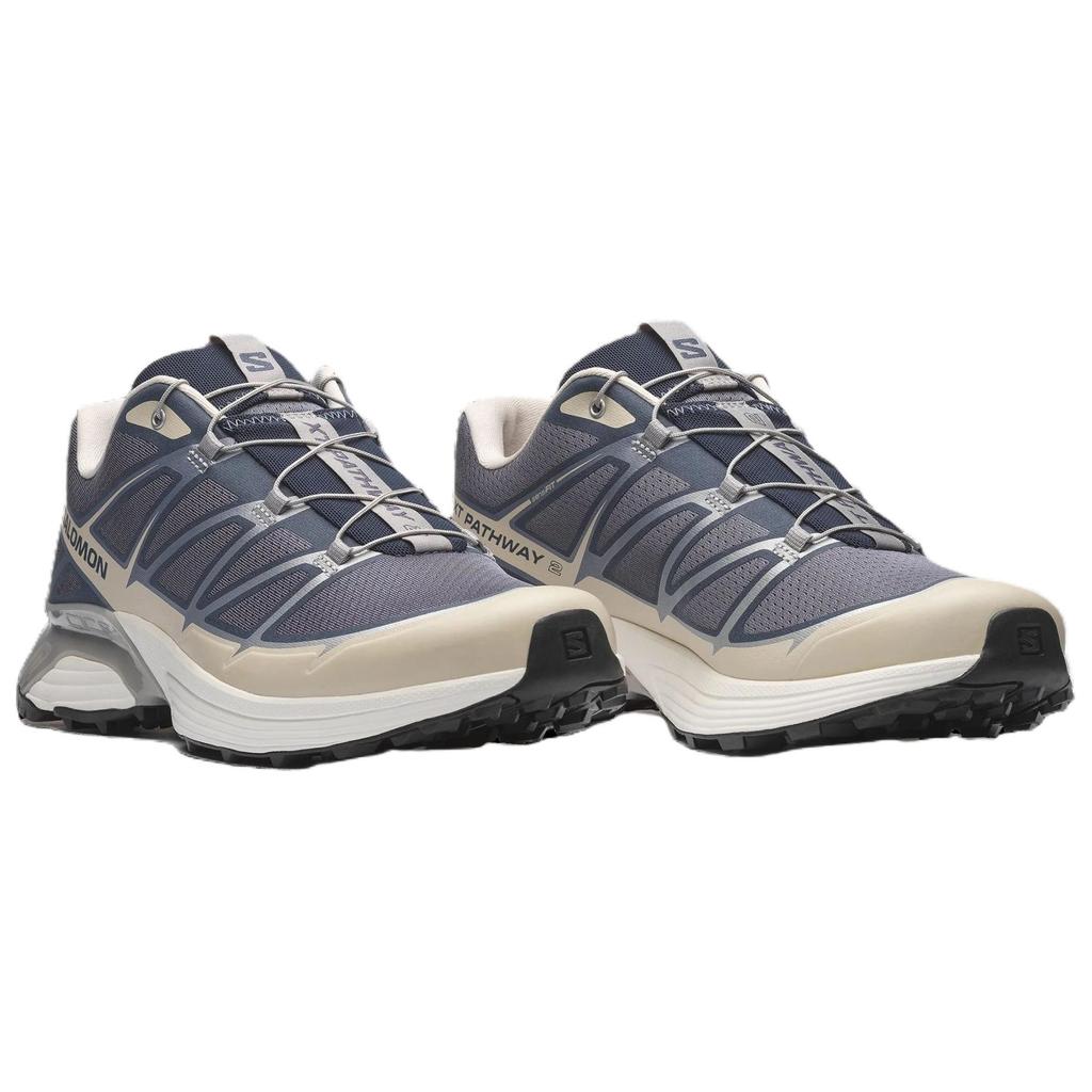 SALOMON XT-Pathway 2 Grisaille Silver Rainy Day Unisex Sneakers Grey Footwear-Silver L45473400