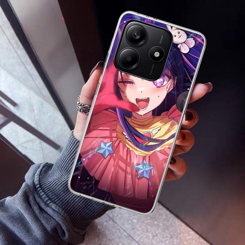 

Oshi No Ko Phone Case For Xiaomi Redmi Note 10 11 12 13 14 15 Pro Plus 11S 12S 14S 11T 11E 10S Soft TPU Back Cover Redmi Note 14 Redmi Note 12 Pro 5G