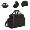 Tool Storage Bag 2 Layers Tote Smooth Zipper Wear Resistant with 3 Removable Cases Tools