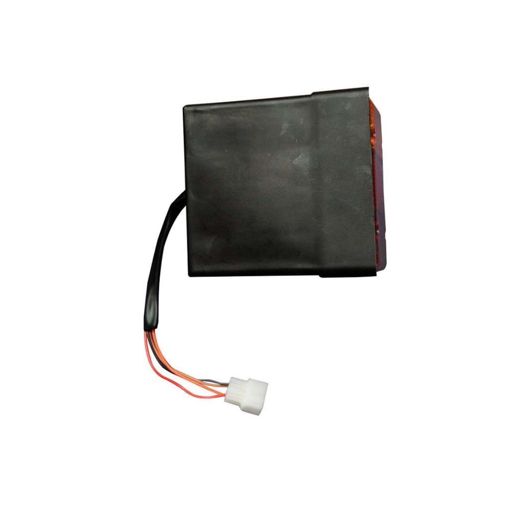 APSMOTIV Tail Light With Housing Black Real Lights Tail Light Assemblied Fits for Mahindra Tractor Parts 4500 5500 4530 3550 5565 2-Pack