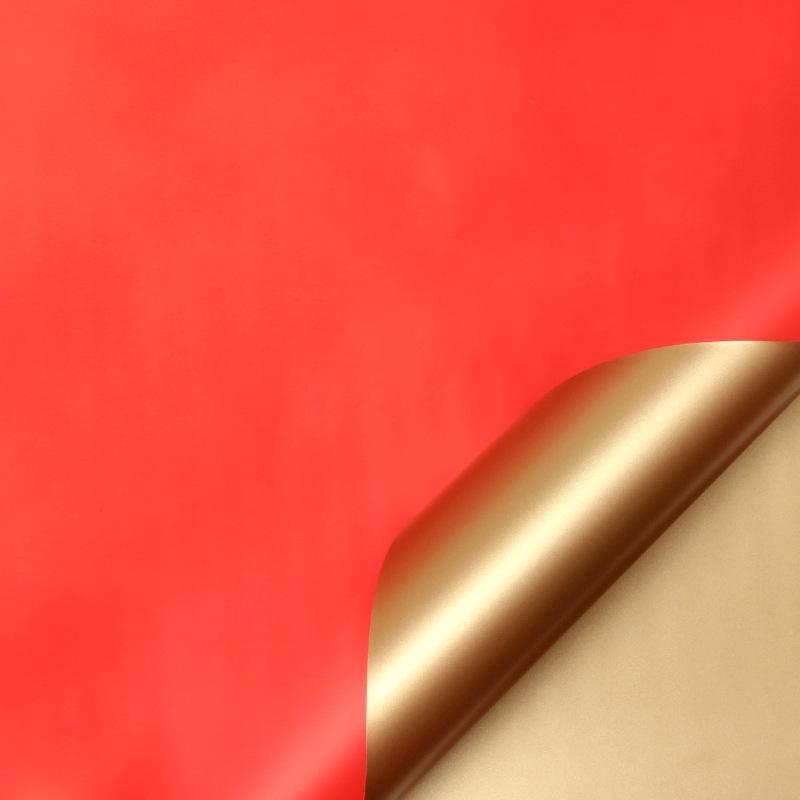 

Roland Gold Foil Flower Wrapping Paper - Korean Style, Two-Color, Waterproof, Light Luxury Bouquet Packaging