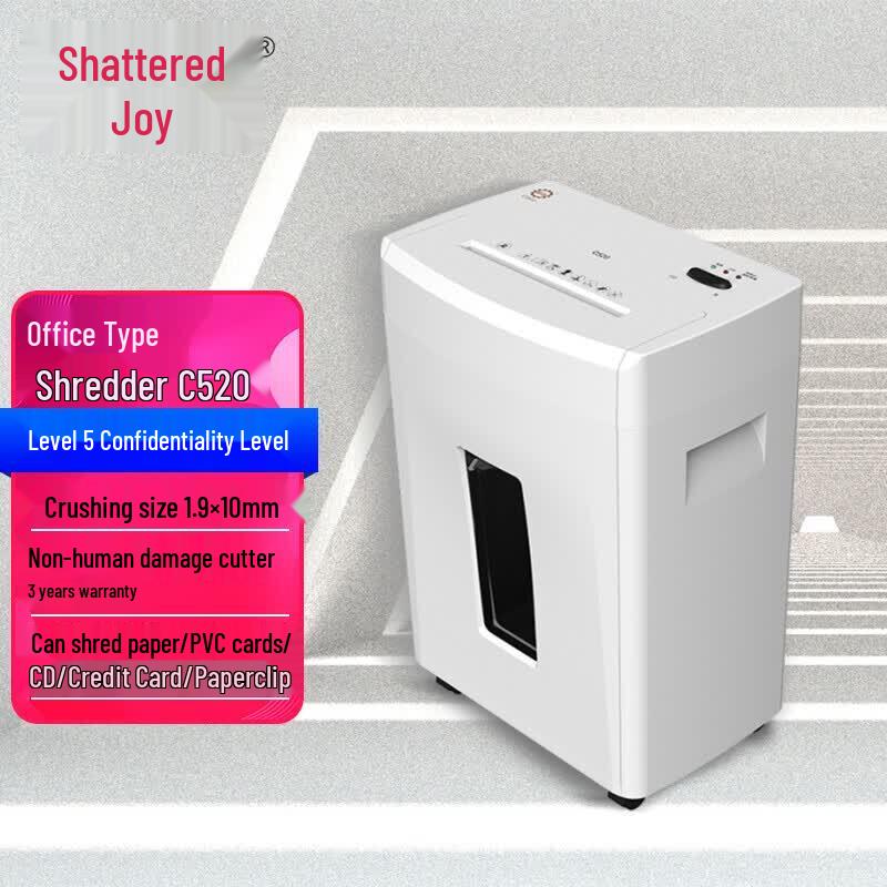 

Suile C520 P-5 Office Micro-Cut Paper Shredder CN plug (adapter included)