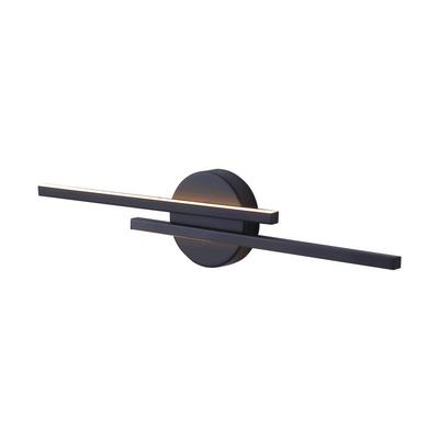 Kinkiet Tekano Led 14W, Lampa Nad Lustro Czarna Ad-Om-6517L4/B
