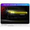 LED Car Hood Atmosphere Lght Strip Waterproof Auto Exterior Decoration Lighting Decorative Headlights Ambient Lamp 12V Universal