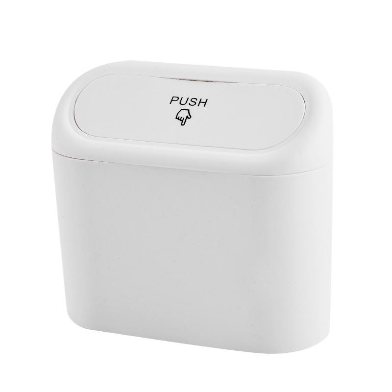 Multifunctional Car Trash Can and Storage Box for Seat Back or Door Mounting