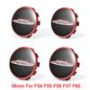 54mm 56mm Car Wheel Center Hub Cap Rim Cover Decor For MINI Cooper S JCW R55 R56 R58 R59 R60 R61 F54 F55 F56 F57 F60 Countryman TD1