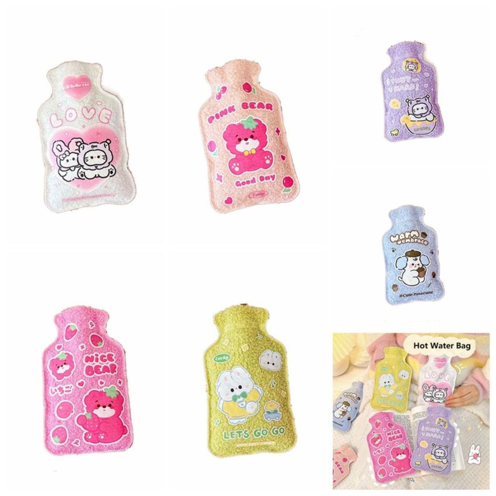 

Cute Hot Water Bottle Thickened Hand Warmer Daily Supplies Hot Water Bag Girls