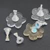 5Pcs Magnetic Nail Holders Practice Display Stand False Nail Tips Manicure Tools For Beginners Glitter Sequins Flower