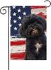 Black Shih Tzu American Ag Garden Ag Double Sided Mailbox Ag, 12x18 Inch XXQ