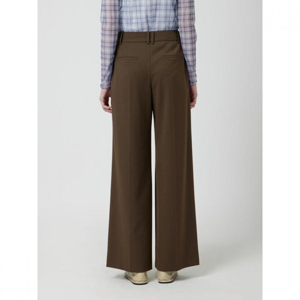 Cc Collect Wool Blend Wide Pants One Tuck  C253msa001c 