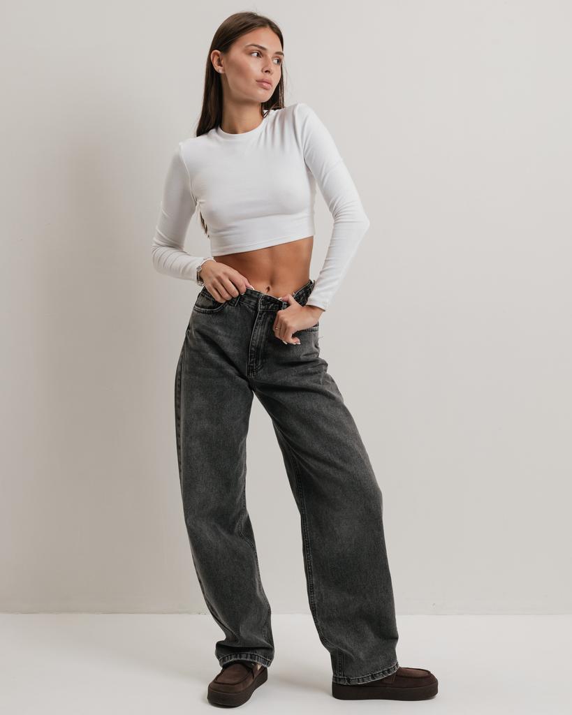 Damenjeans It's Basic 3224 34 grau
