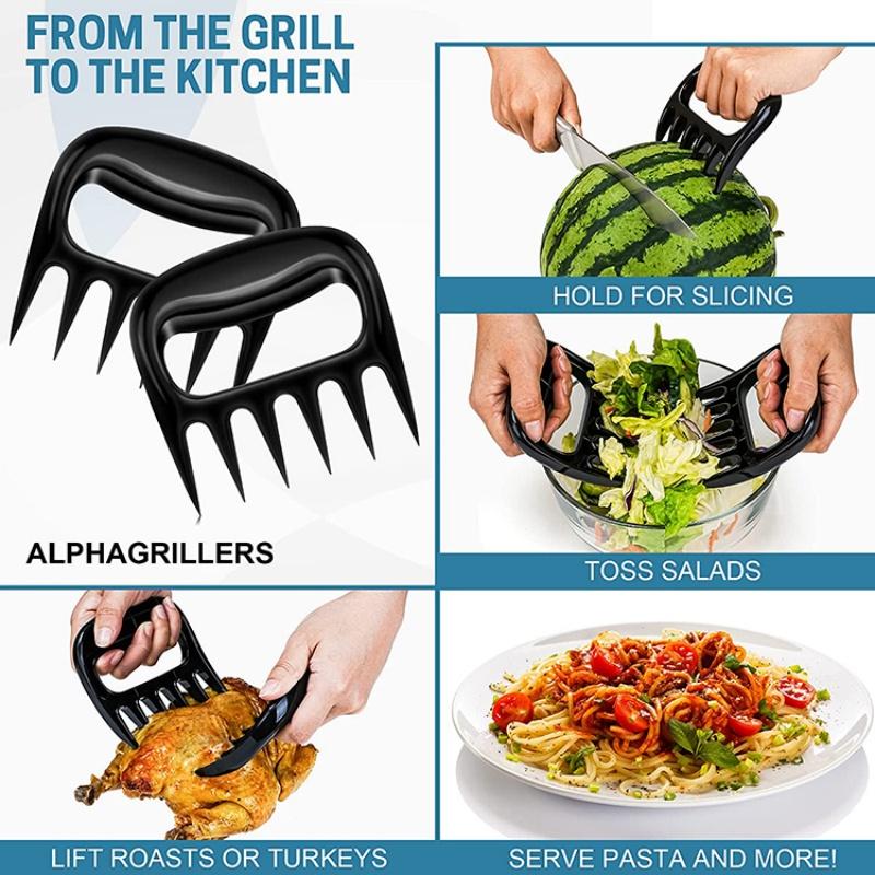 Meat Shredder Forks Multfunctional Bear Claw Barbecue Fork EasyClean Strong Pulled Pork Puller BBQ Kitchen Cooking Accessories