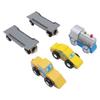 5pcs Children Wooden Track Train Accessories Multifunctional Scene Combination Track Train Toy for K