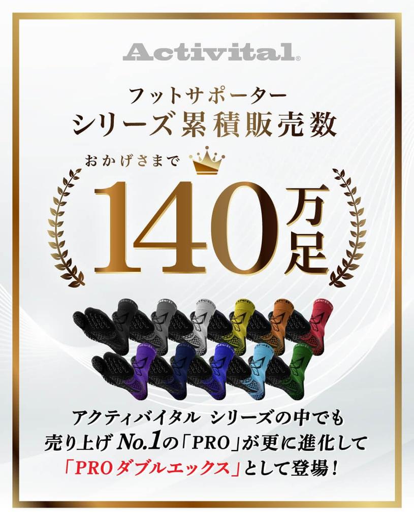 Activital Fotstöd PRO Dubbel X Marinblå S-M 22.5-25.5cm