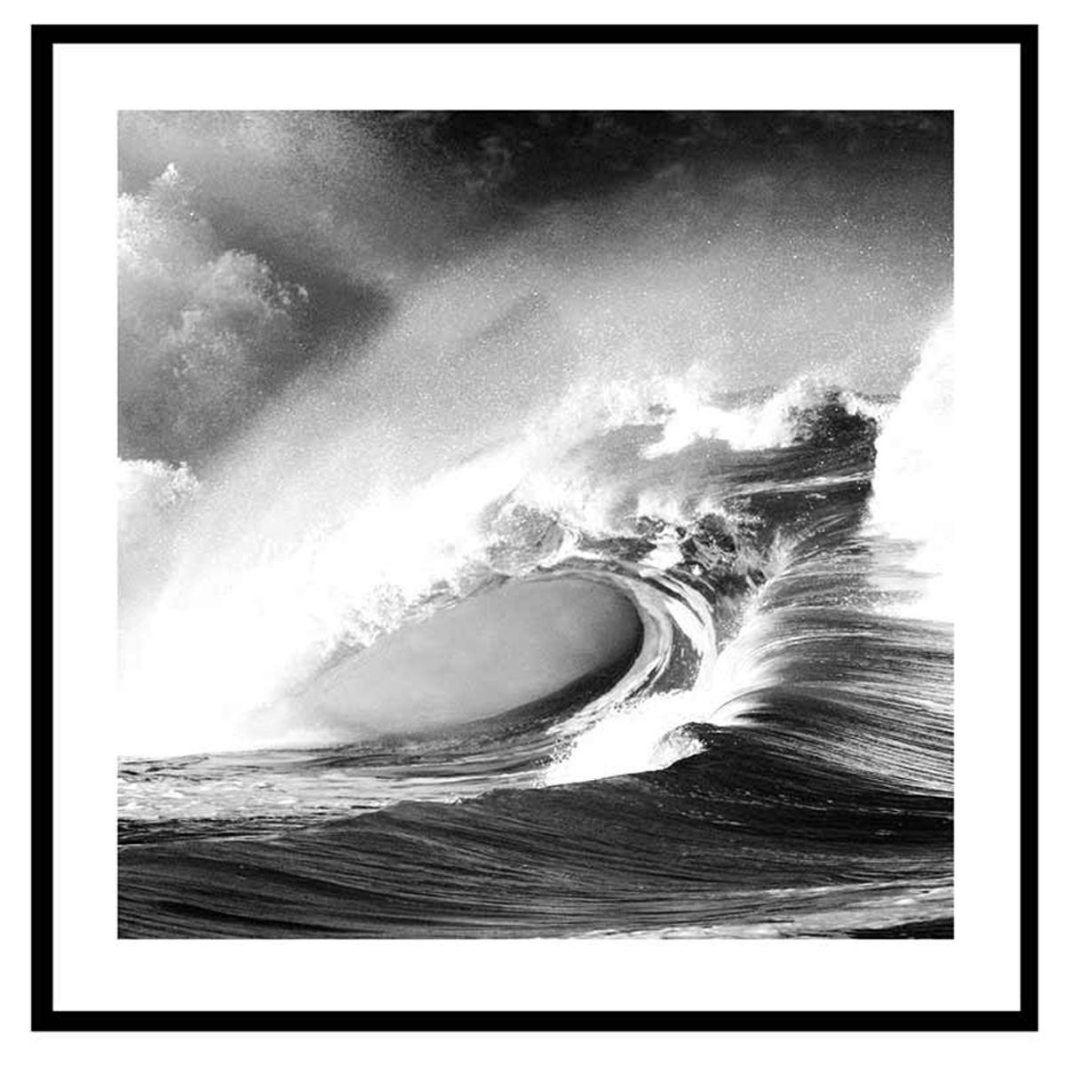 

Les Trésors De Lily [Q7660] - Стеклянная рама Black & White (красивая волна) - 45x45 см.